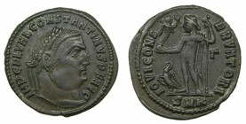 ROMA Imperio - Constantino I (307-337 dC). Follis. Heraclea. a/ IMP C FL VAL CONSTANTINVS P F AVG. r/ IOVI CONSERVATORI (RIC 3). 3,5 g. 
ebc