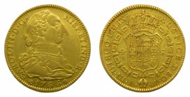 Carlos III (1759-1788). 1786 DV. 4 Escudos. Madrid. (Cal. 311)(AC 1791). Au 13,45 gr.
mbc+