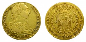 Carlos III (1759-1788). 1788 M. 4 Escudos. Madrid. (Cal. 315)(AC 1795). Au 13,51 gr.
mbc