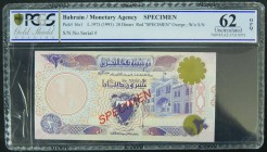 Bahrain. 20 dinars. L.1973. (1993). PCGS SPECIMEN. Pick 16s1. Sin serial #.
UNC