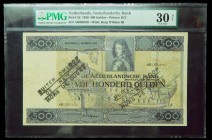 Netherlands. 500 Gulden. 1930. Pick 52. (PMG VF 30 ). William III.
VF 30
