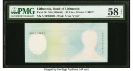 Lithuania Bank of Lithuania 100 Litu ND(1990-94) Pick 50 PMG Choice About Unc 58 EPQ. An unusual missing print error. 

HID09801242017

© 2020 Heritag...