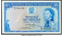 Rhodesia Reserve Bank of Rhodesia 10 Shillings 14.10.1964 Pick 24a Very Fine-Extremely Fine. 

HID09801242017

© 2020 Heritage Auctions | All Rights R...