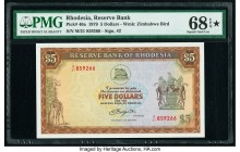 Rhodesia Reserve Bank of Rhodesia 5 Dollars 15.5.1979 Pick 40a PMG Superb Gem Unc 68 EPQ S. 

HID09801242017

© 2020 Heritage Auctions | All Rights Re...