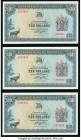 Rhodesia Reserve Bank of Rhodesia 10 Dollars 2.1.1979 Pick 41a Group of 3 Consecutive Examples Choice Uncirculated. 

HID09801242017

© 2020 Heritage ...