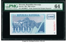 Slovenia Republika Slovenija 1000 Tolarjev 1991 Pick 9a PMG Choice Uncirculated 64. 

HID09801242017

© 2020 Heritage Auctions | All Rights Reserved