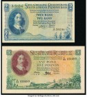 South Africa South African Reserve Bank 5 Pounds 2.3.1954 Pick 97c Extremely Fine. South Africa South African Reserve Bank 2 Rand Pick ND (1962-65) 10...