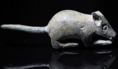 Roman Bronze Mouse Figure