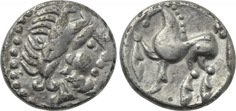 EASTERN EUROPE. Imitations of Philip II of Macedon. Drachm (3rd-2nd centuries BC...