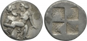 THRACE. Thasos. Drachm (Circa 412-404 BC).