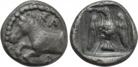 KINGS OF THRACE (Odrysian). Sparadokos (Circa 450-440 BC). Diobol.