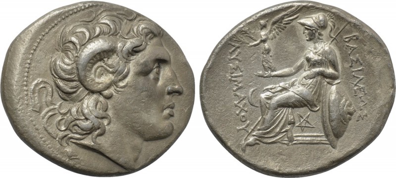 KINGS OF THRACE (Macedonian). Lysimachos (305-281 BC). Tetradrachm. Kolophon. 
...