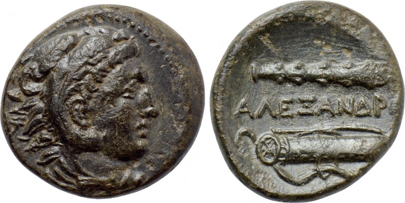 KINGS OF MACEDON. Alexander III 'the Great' (336-323 BC). Ae Unit. Uncertain min...
