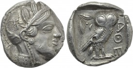 ATTICA. Athens. Fourrée Tetradrachm (Circa 454-404 BC). Contemporary imitation.