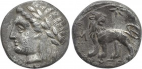 IONIA. Miletos. Hemidrachm (Circa 340-325 BC). Proxenos, magistrate.