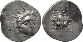 CARIA. Rhodes. Hemidrachm (Circa 125-88 BC). Daos, magistrate.
