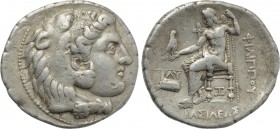 SELEUKID KINGDOM. Seleukos I Nikator (as satrap, 321-315 BC). Tetradrachm. Babylon II. Struck in the name and types of Philip III of Macedon.