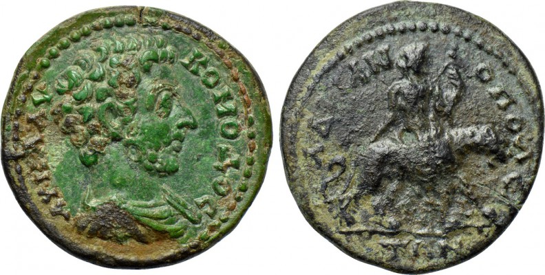 THRACE. Hadrianopolis. Commodus (177-192). Ae. 

Obv: AV K Λ AV KOMOΔOC. 
Bar...