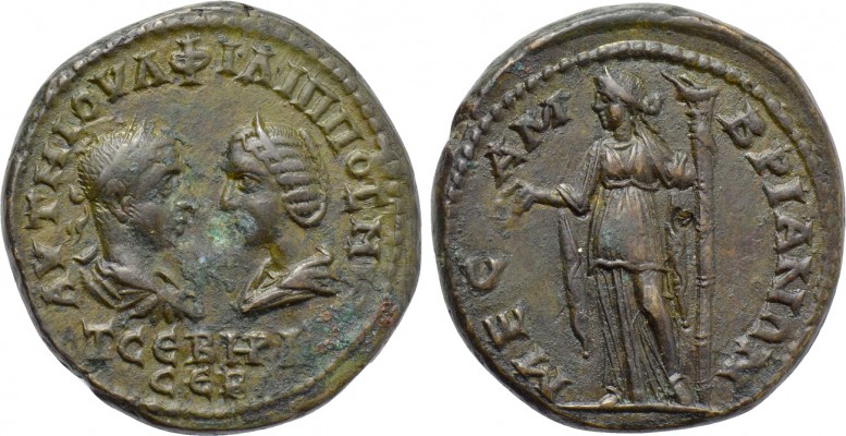 THRACE. Mesembria. Philip I with Otacilia Severa (244-249). Ae. 

Obv: AVT M I...