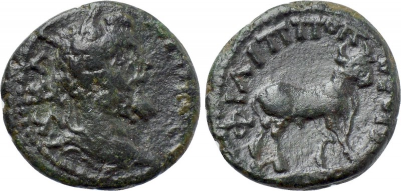 THRACE. Philippopolis. Septimius Severus (193-211). Ae. 

Obv: Laureate head r...