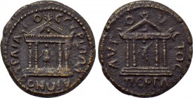 MYSIA. Pergamum. Divus Trajan (Died 117). Ae. Pollion, strategos.