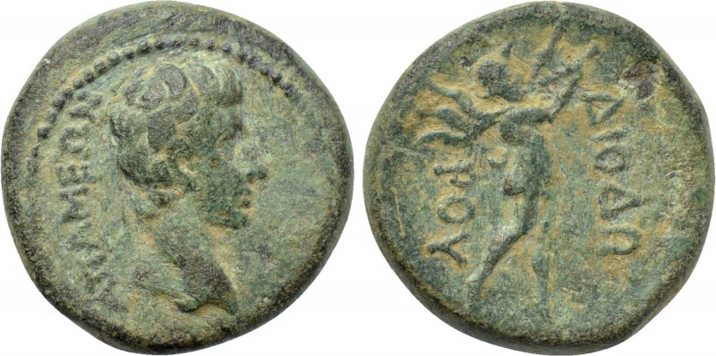 PHRYGIA. Apamea. Augustus (27 BC-14 AD). Ae. Diodoros, magistrate. 

Obv: AΠAM...
