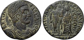 PHRYGIA. Hierapolis. Valerian I (253-260). Ae. Homonoia issue with Sardis.