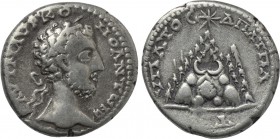 CAPPADOCIA. Caesarea. Commodus (177-192). Drachm.