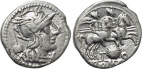 T. QUINCTIUS FLAMININUS. Denarius (126 BC). Rome.