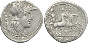 M. TULLIUS. Denarius (121 BC). Rome.