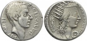 C. COELIUS CALDUS. Denarius (53 BC). Rome.