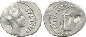 BRUTUS. Denarius (42 BC). Military mint traveling with Brutus in Lycia.