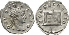 DIVUS TRAJAN (Died 117). Antoninianus. Struck under Trajanus Decius (249-251).