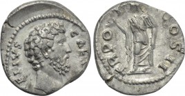 AELIUS (Caesar, 136-138). Denarius. Rome.