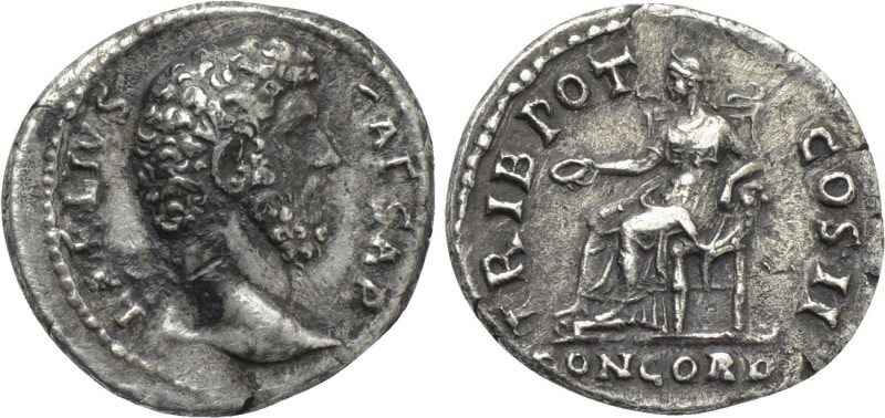 AELIUS (Caesar, 136-138). Denarius. Rome. 

Obv: L AELIVS CAESAR. 
Bare head ...
