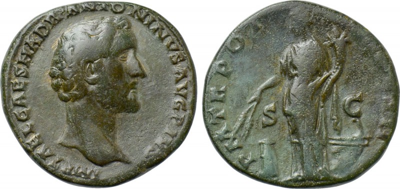 ANTONINUS PIUS (138-161). Sestertius. Rome. 

Obv: IMP T AEL CAES HADR ANTONIN...