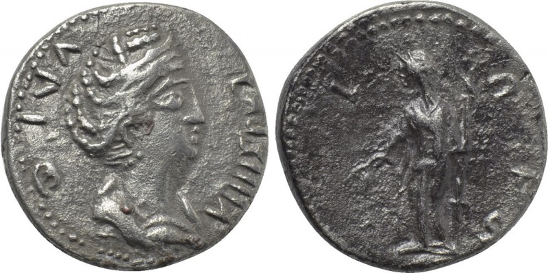 DIVA FAUSTINA I (Died 140/1). Denarius. Contemporary imitation of Rome. 

Obv:...