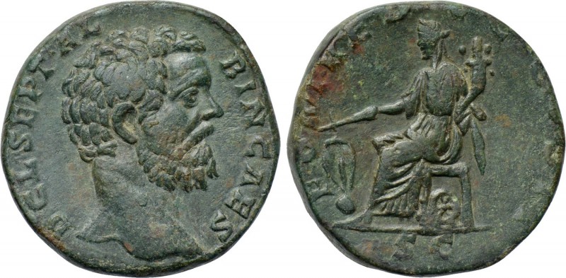 CLODIUS ALBINUS (Caesar, 193-195). Sestertius. Rome. 

Obv: D CL SEPT ALBIN CA...