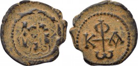 PHOCAS (602-610). 5 Nummi. Antioch.