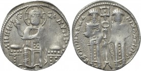 ANDRONICUS II PALAEOLOGUS with MICHAEL IX (1295-1320). Basilikon. Constantinople.