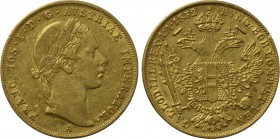 AUSTRIA. Franz Joseph I (1848-1916). GOLD Ducat (1852-A). Wien (Vienna).