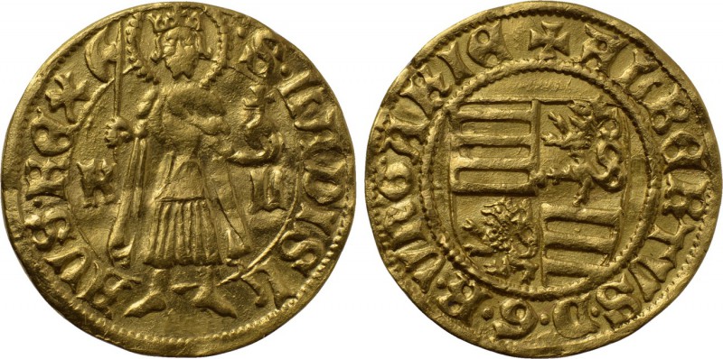 HUNGARY. Albert (1437-1439). Goldgulden. Körmöcbanya (Kremnica). 

Obv: S LADI...