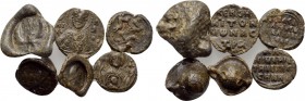 6 Byzantine and Roman Seals.
