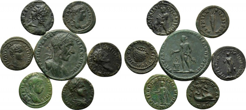 7 Roman Provincial Coins. 

Obv: .
Rev: .

. 

Condition: See picture.
...