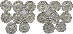 8 Antoniniani of Philippus I and II.