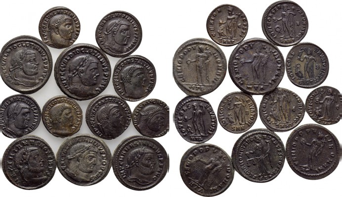 12 Folles of the Tetrarchy. 

Obv: .
Rev: .

. 

Condition: See picture....