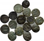 17 Bronze Coins of Alexander the Great.