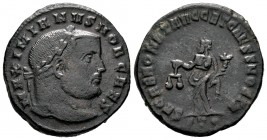 Maximino II Daza. Follis. 305-306 d.C. Roma. (Spink-14761 variabte). Ae. 10,49 g. MBC. Est...20,00. English: Maximinus II. Follis. 305-306 d.C. Rome. ...