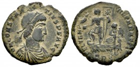 Constantino I. Maiorina. 348-349 d.C. Treveri. (Ric-242). Rev.: FEL TEMP REPARATIO. Ae. 5,14 g. BC+. Est...15,00. English: Constantinus I. Maiorina. 3...