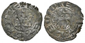 Reino de Castilla y León. Infante Don Enrique (1259). Dinero. Sevilla. (Abm-292.1). Ve. 0,70 g. Con S debajo del castillo. Escasa. BC+. Est...45,00. E...